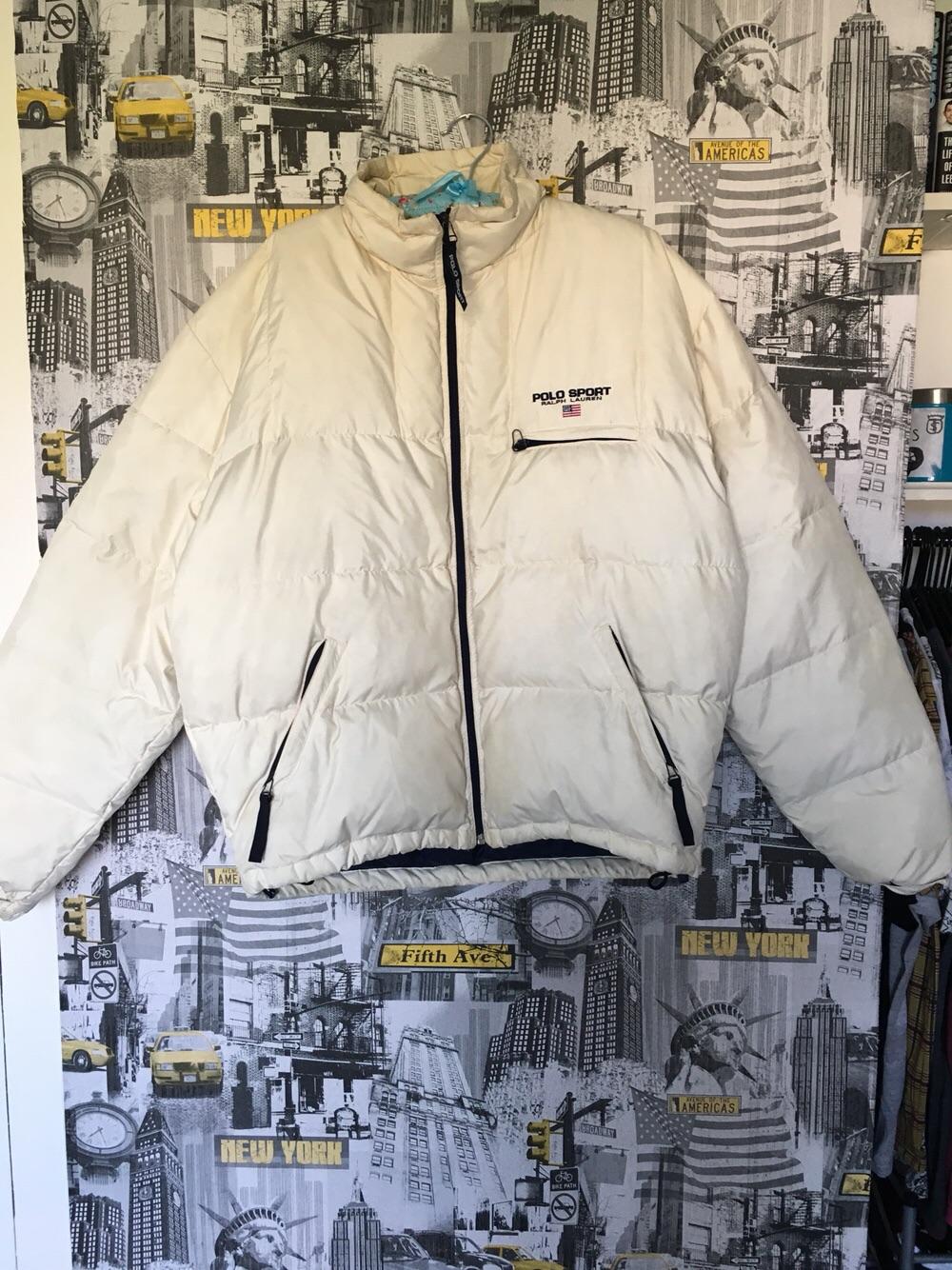 polo puffer jacket vintage