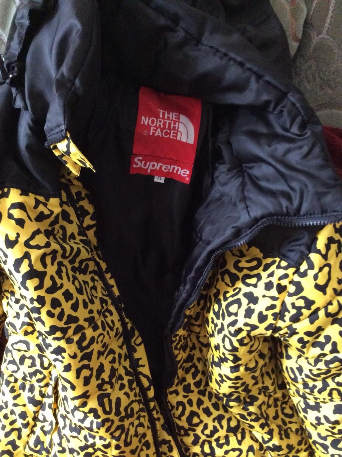 The North Face Supreme Leopard Print Jacket In LL55 Caernarfon For