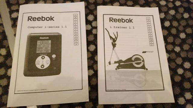 reebok i trainer 1.1 user manual