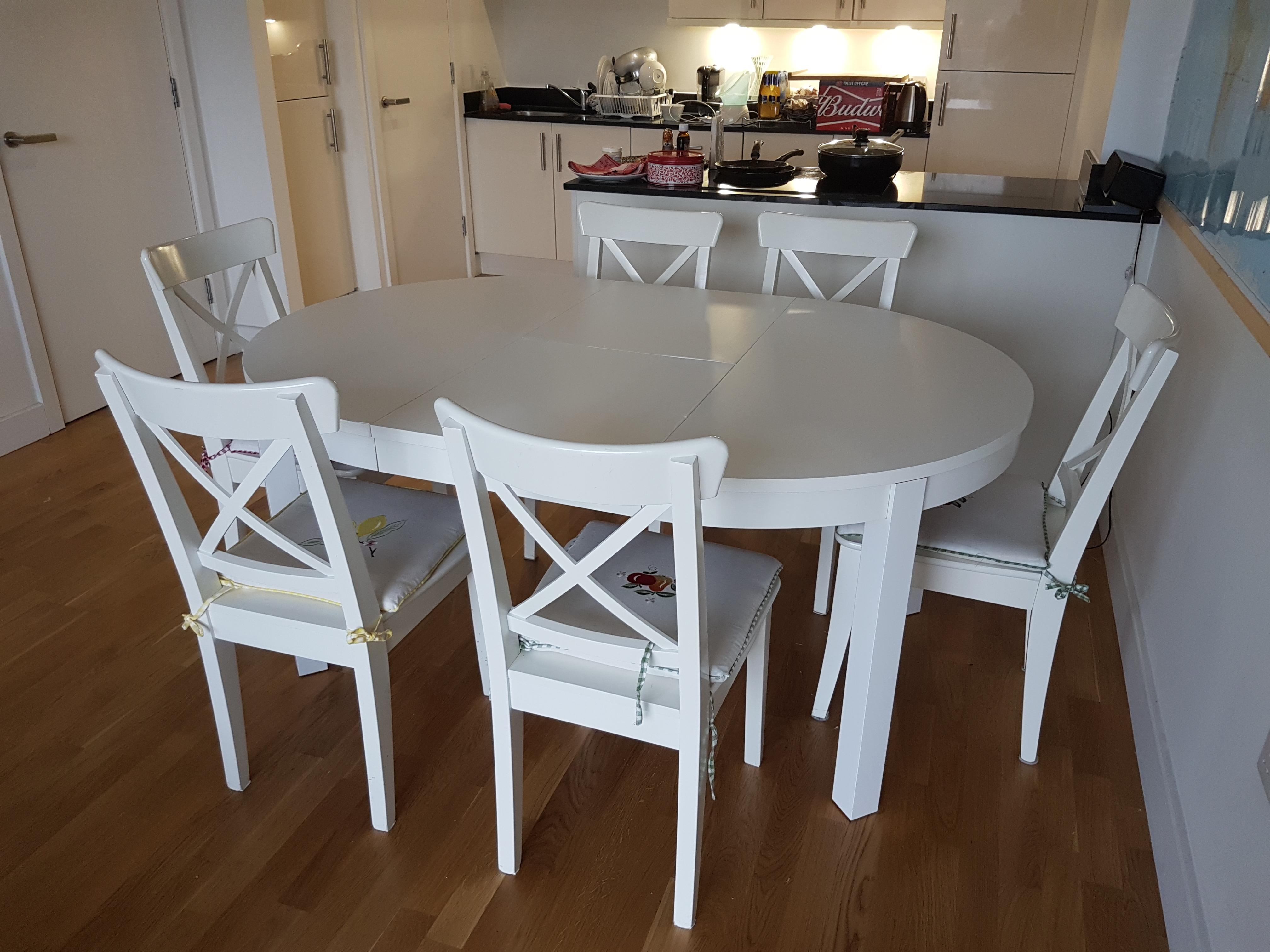 Extendable Dining Table Round Ikea Bjursta In Nw9 London For 99 00 For Sale Shpock