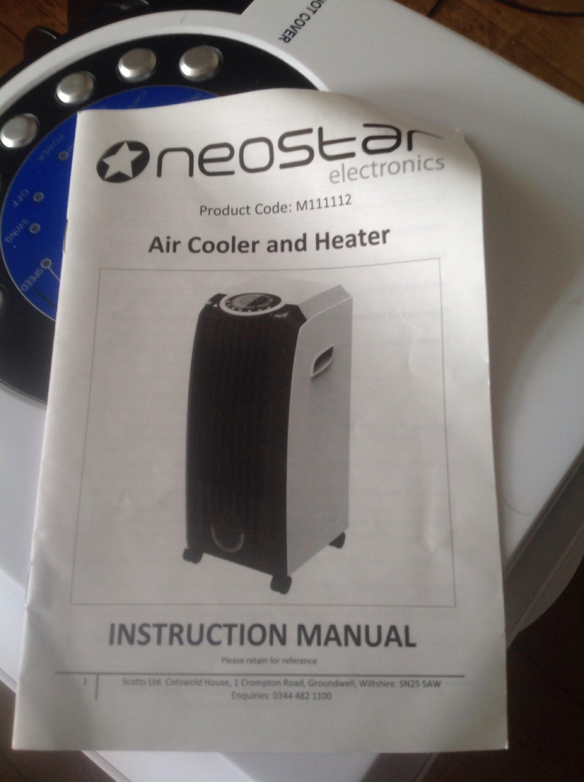 neostar air cooler and heater
