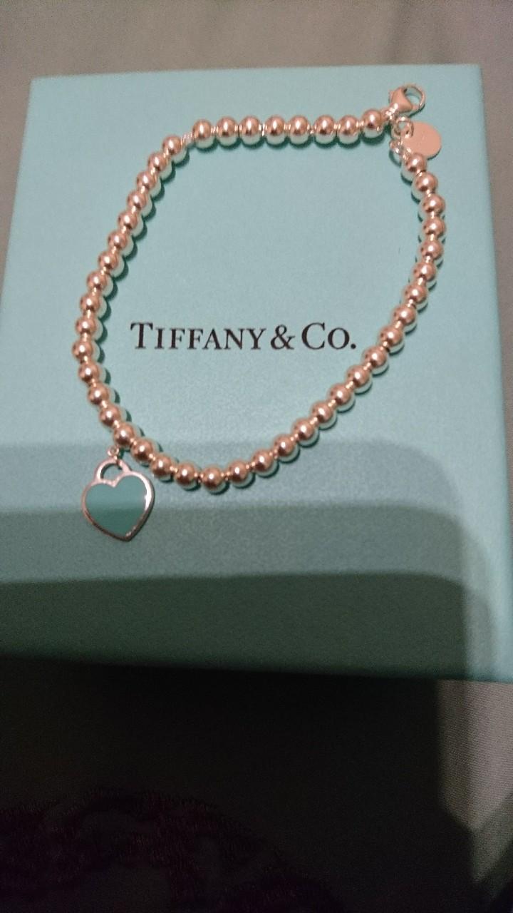 tiffany and co bracelet blue heart