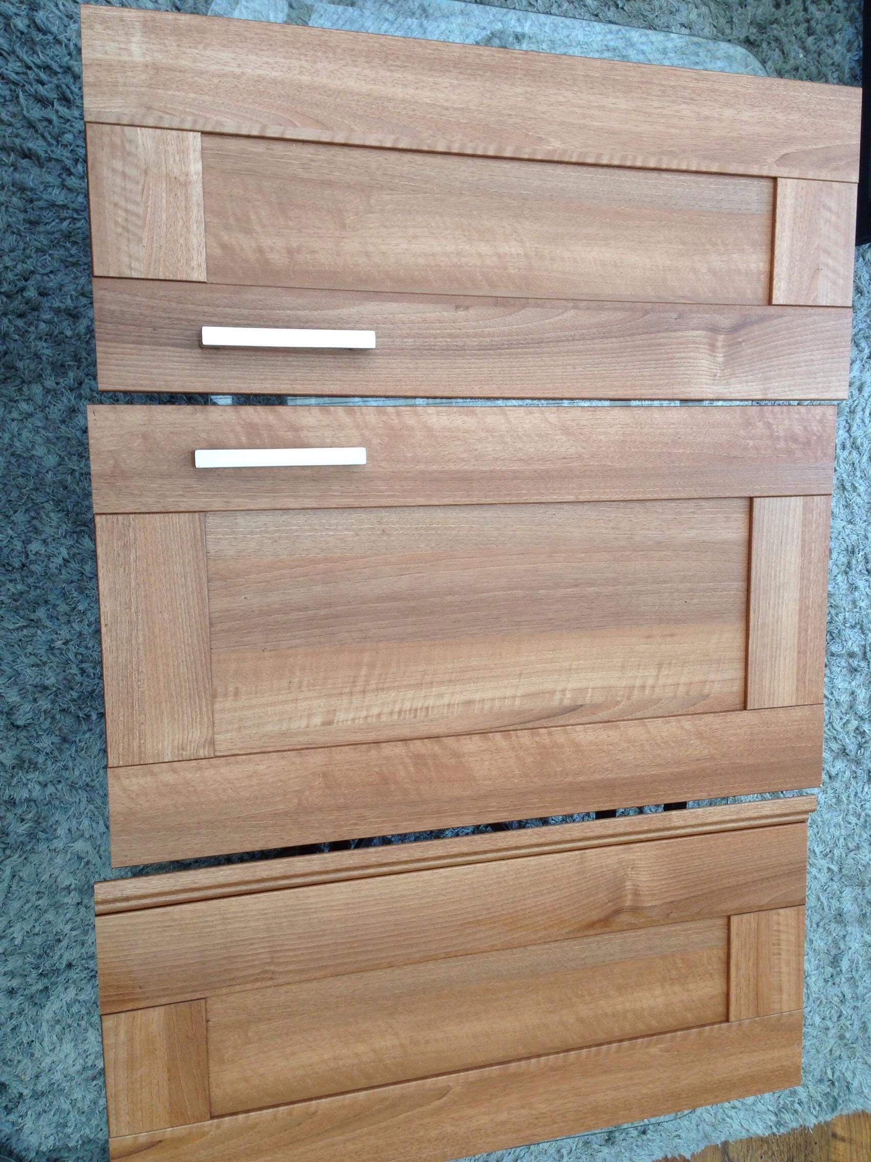 B Q Walnut Effect Kitchen Cabinet Doors X4 In B45 Rubery For 20 00 For Sale Shpock