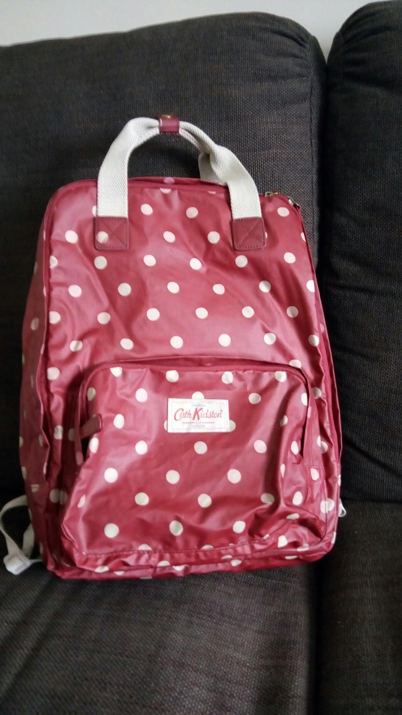 cath kidston red backpack