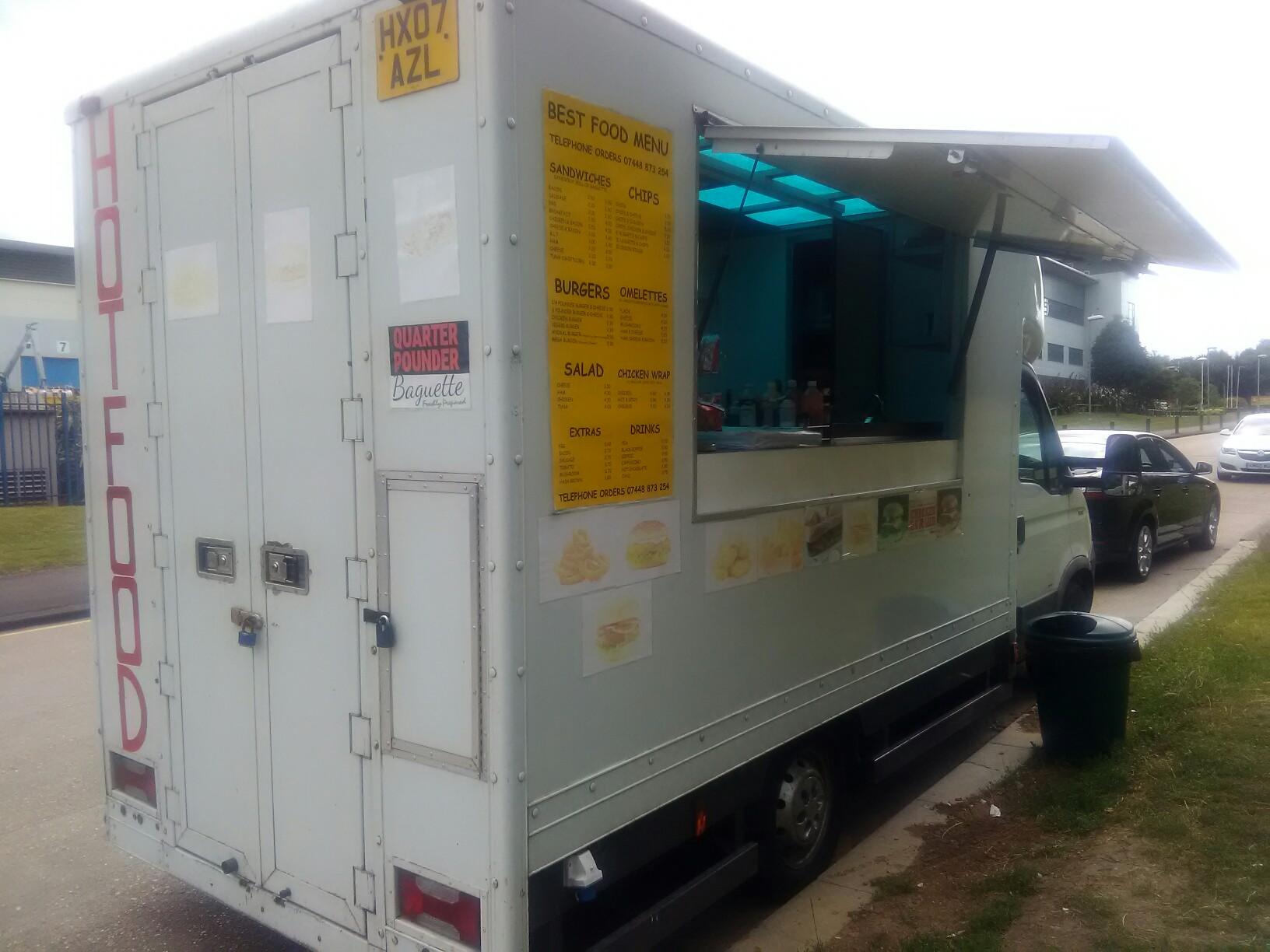 burger van for sale with pitch swansea