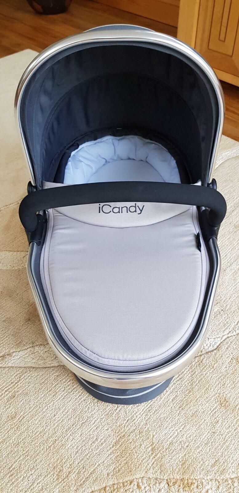 icandy peach twin carrycot truffle