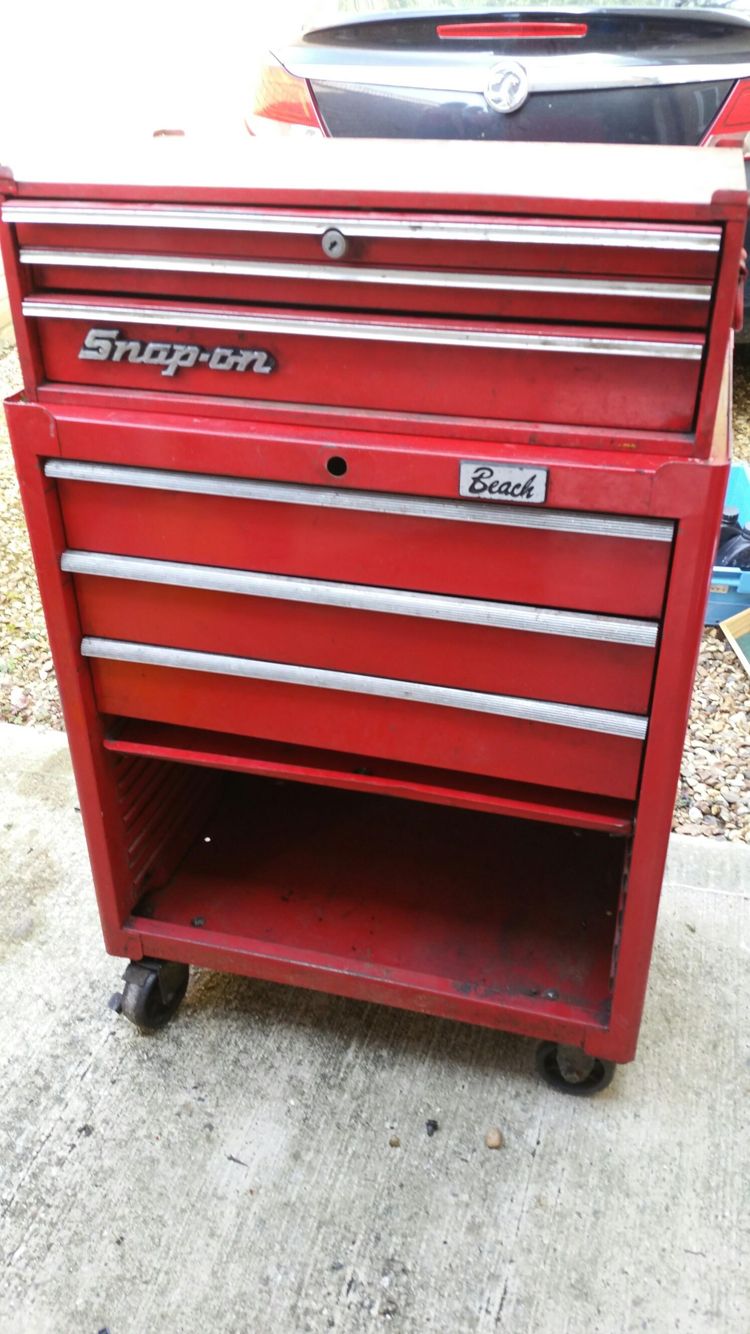 2 Snap On Tool Boxes And Beach Roller Cabine In Cb6 Wilburton For