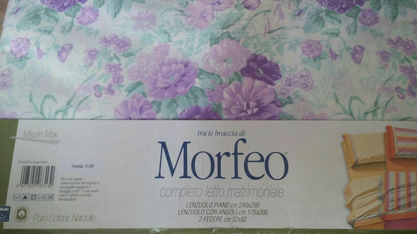 Lenzuola Matrimoniali Morfeo.Completo Lenzuola Letto Matrimoniale Morfeo In 20128 Milano For