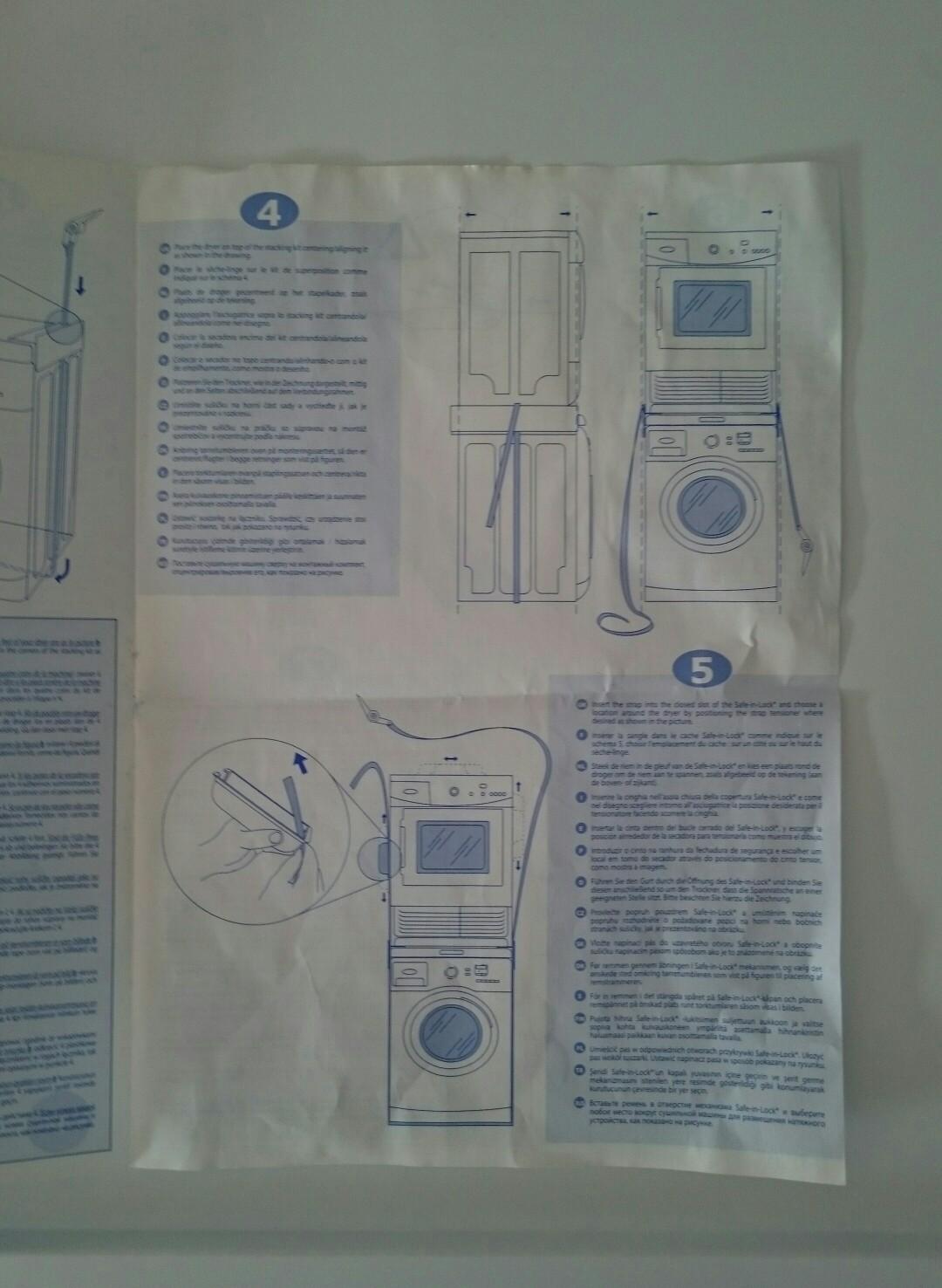 Waschmaschinen/Trockner-Bezug " Blümchen"  60 x 60 cm