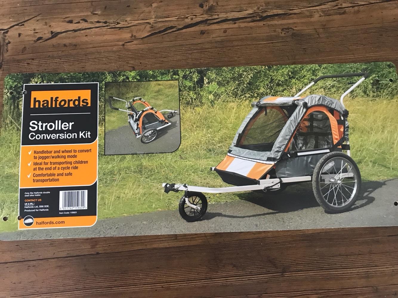 halfords double buggy