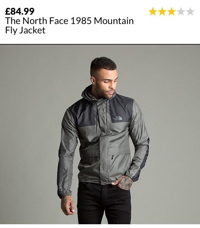 north face 1985 mountain jacket grey