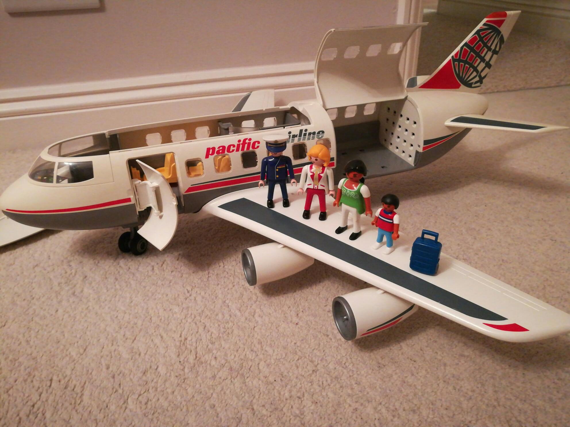Playmobil 4310 Pasific Airline  Flugzeug Jet  # PM 55 