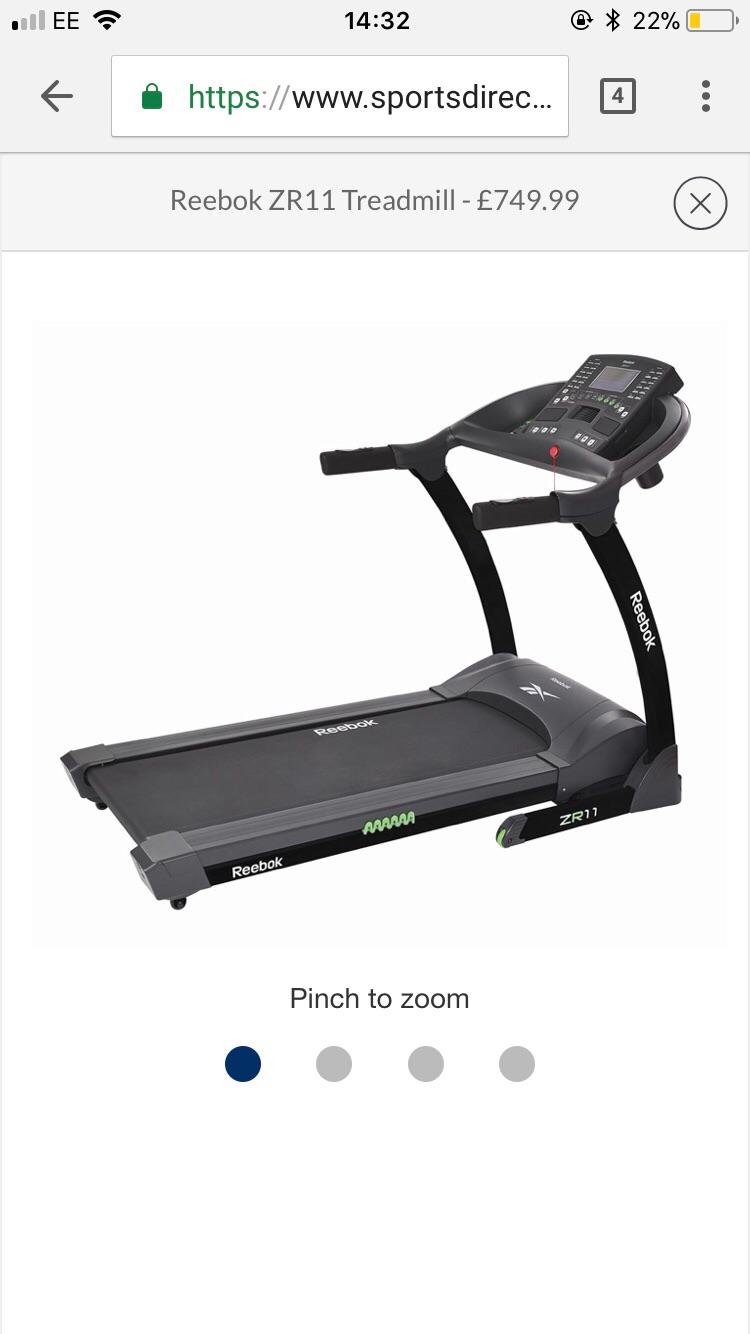 reebok zr11 treadmill best price