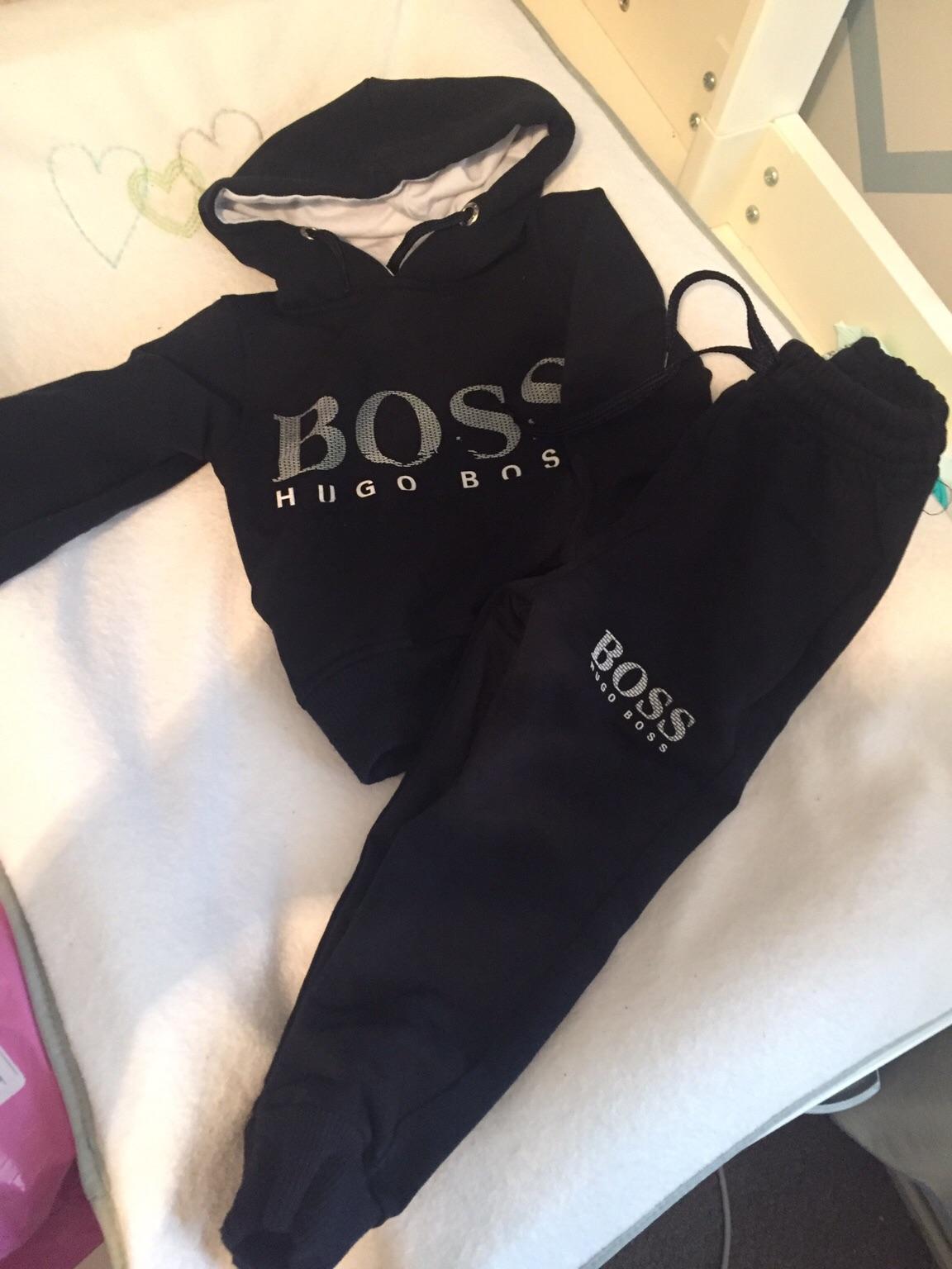 hugo boss baby tracksuit sale