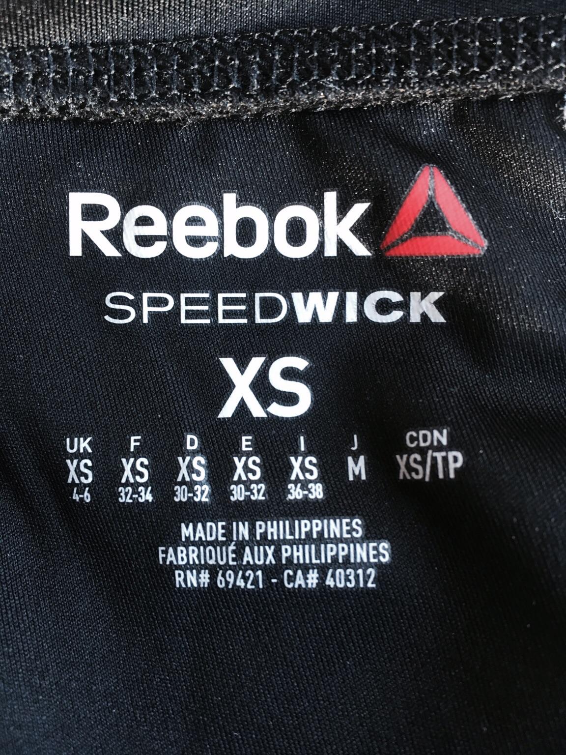 Reebok Speedwick tights i XS in 0256 