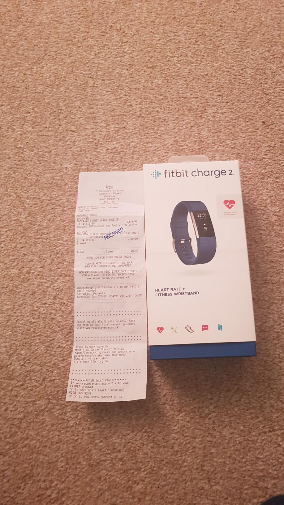 fitbit charge 3 charger argos