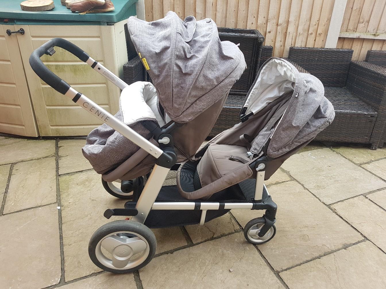 mothercare genie double buggy