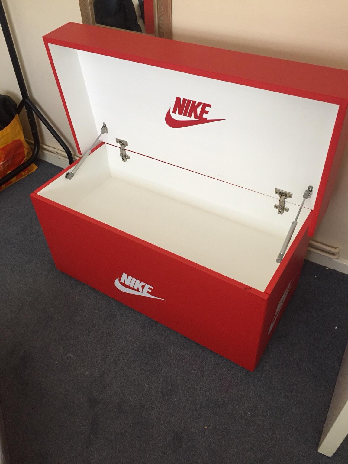 Giant Nike shoe box storage for trainers in East Hampshire