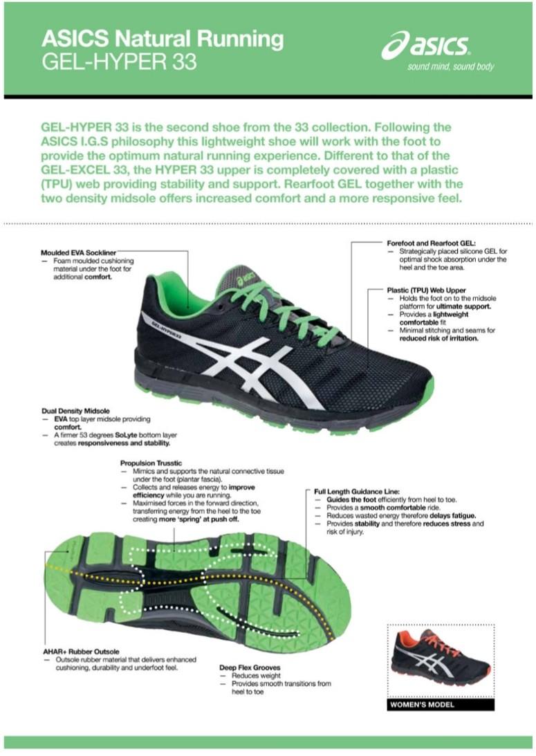 ASICS hyper-gel 33 running shoes in EC1V London für £ 18,00 zum Verkauf |  Shpock AT