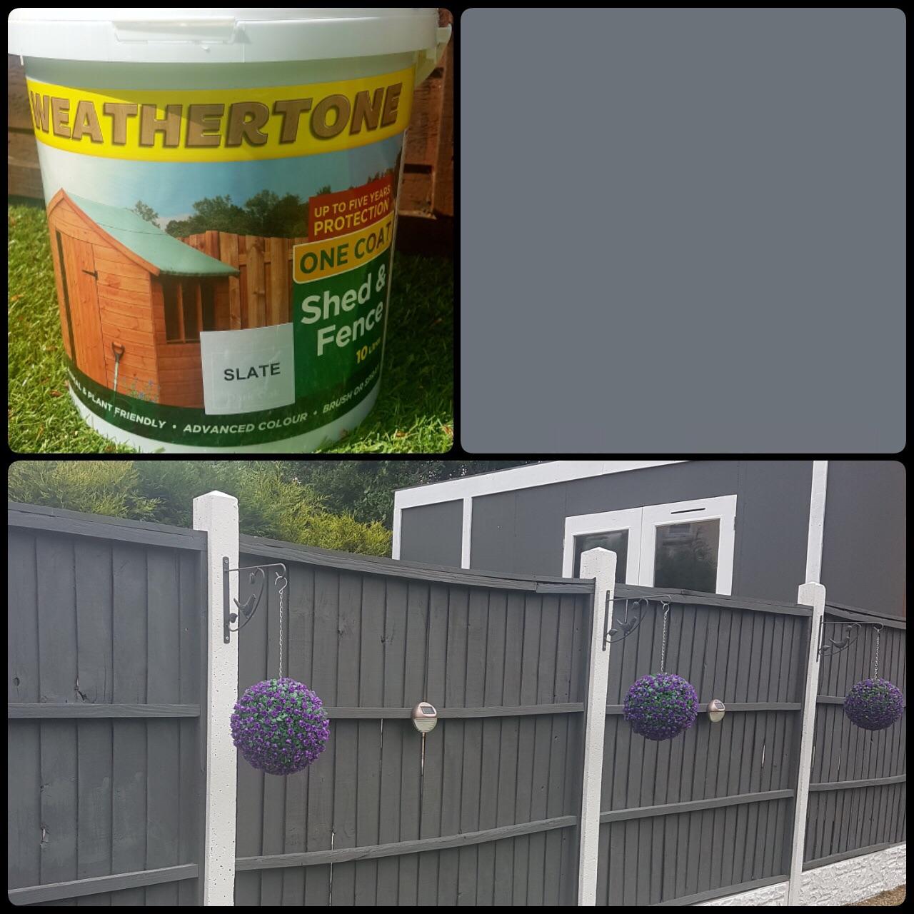 10 LITRE slate grey one coat fence paint in S30 Sheffield 