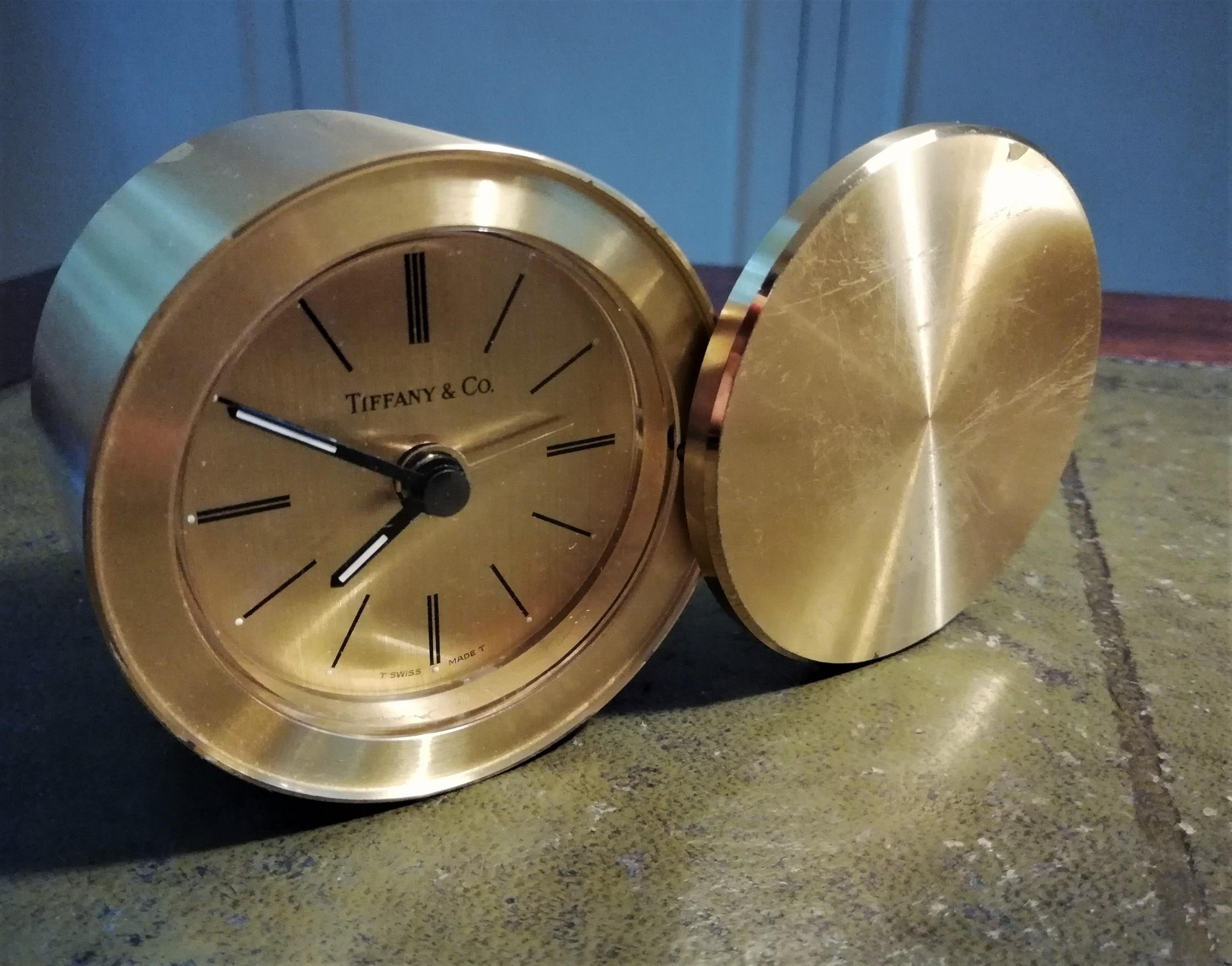Vintage Tiffany & Co Travel Desk Alarm Clock in W1