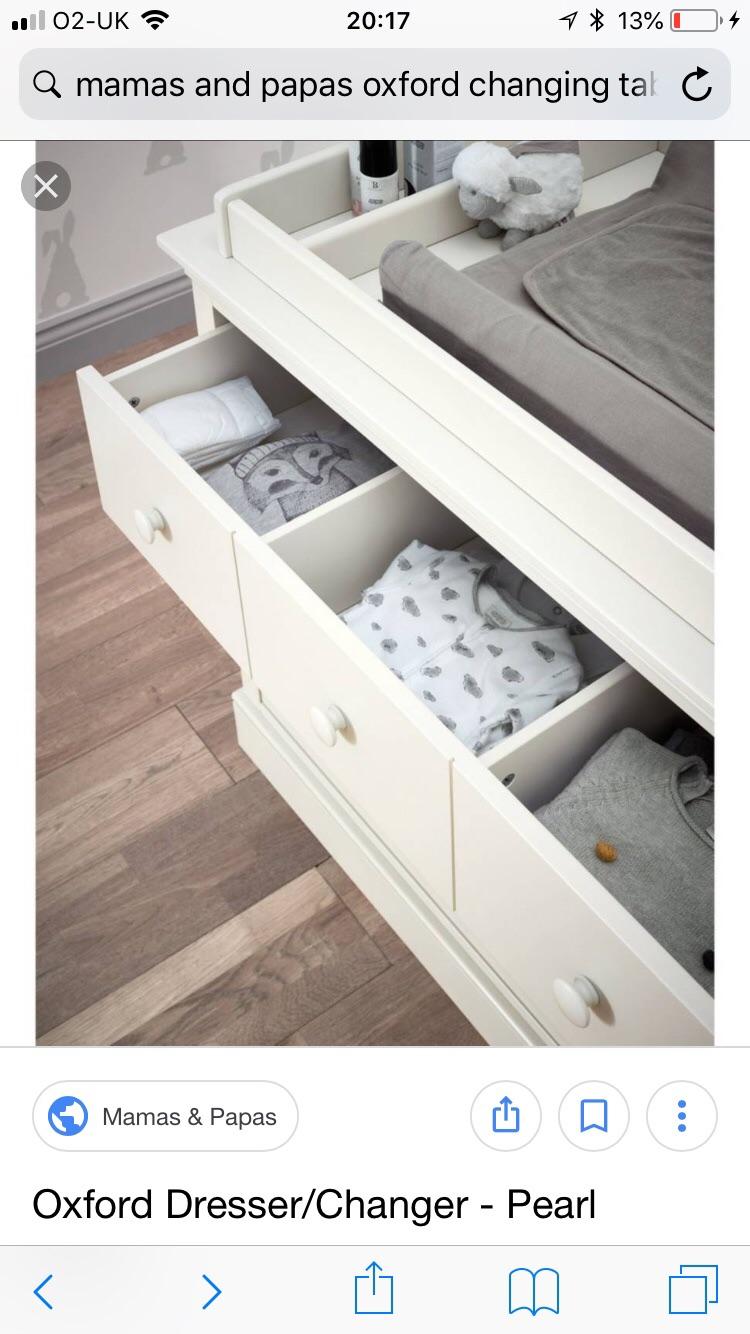 Oxford Mamas And Papas Changing Table In Rh13 Horsham Fur 125 00