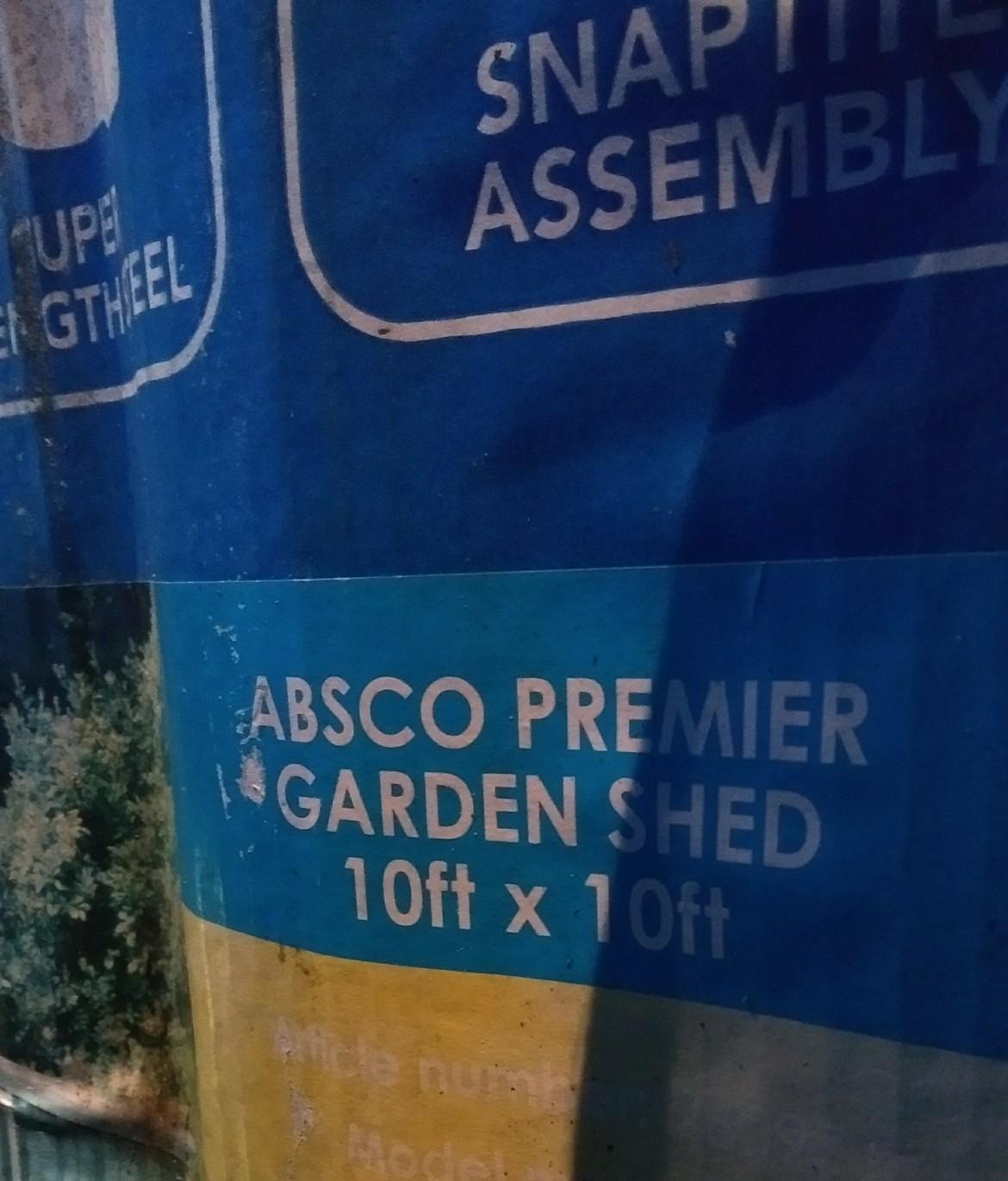 Absco Premier 10x10 Metal Harden Shed In Tw2 Thames Fur 260 00