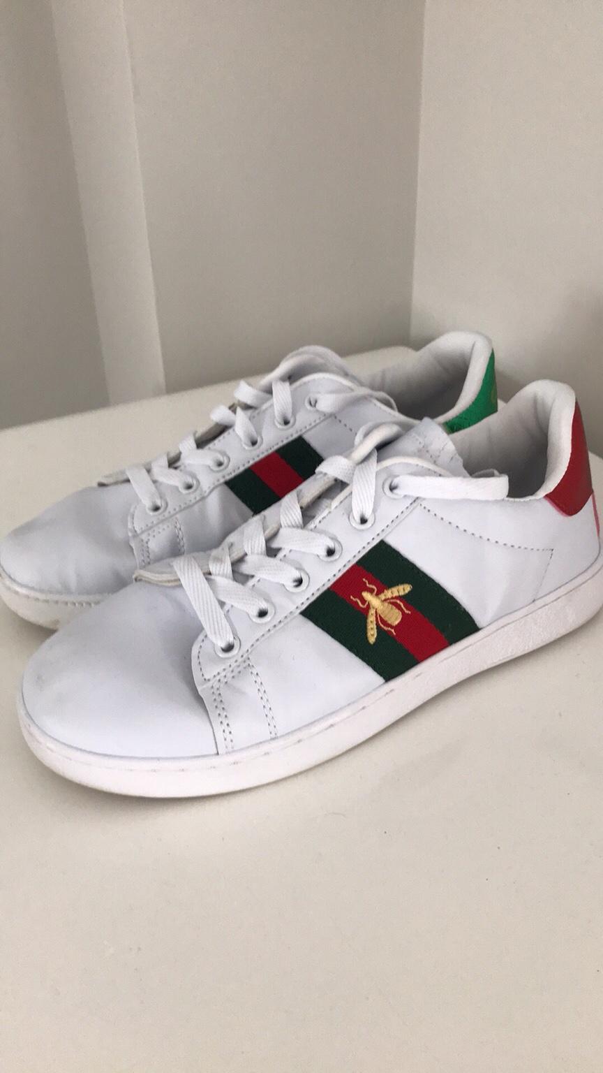 gucci ace bee trainers