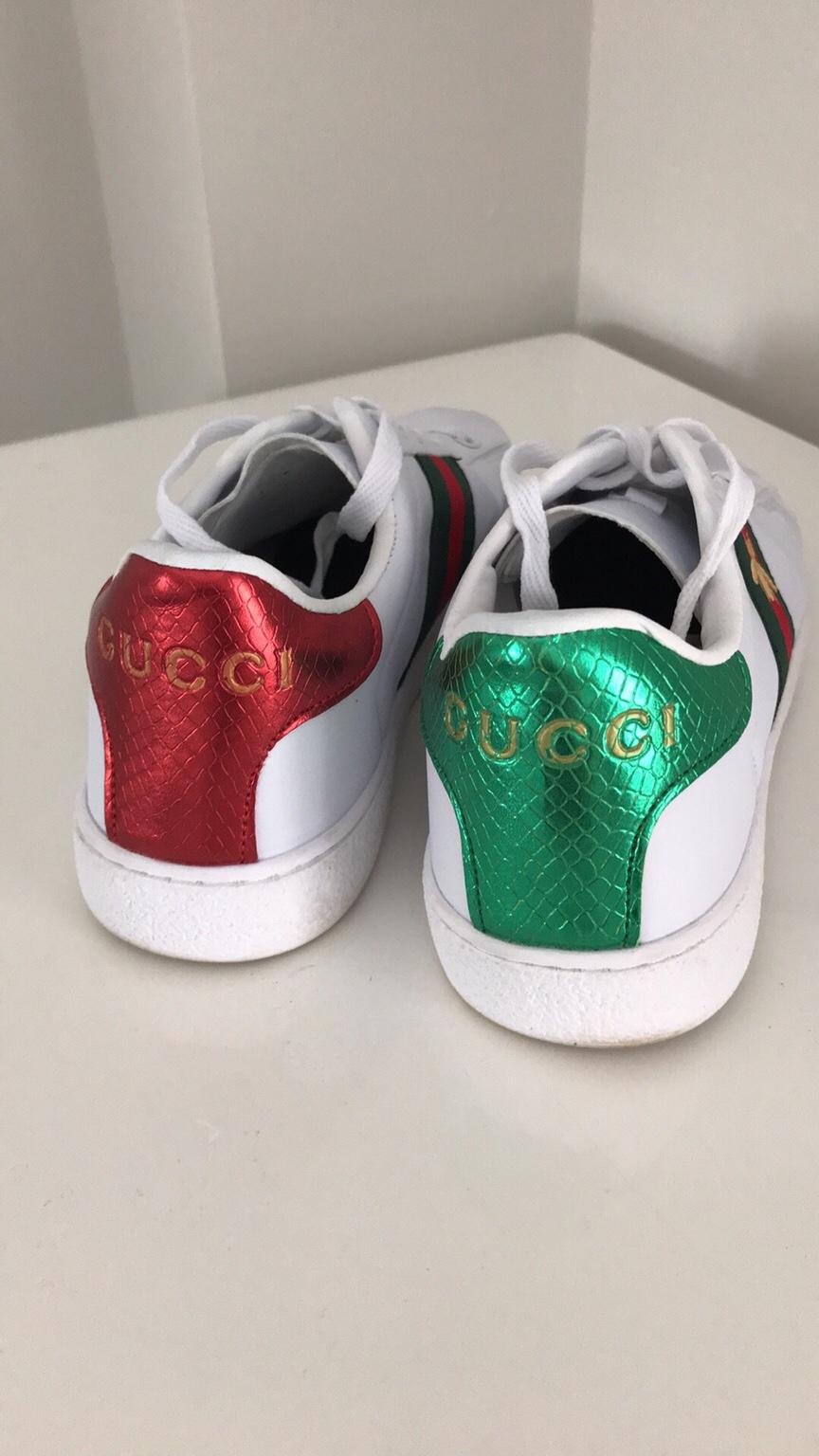 gucci bee trainers uk
