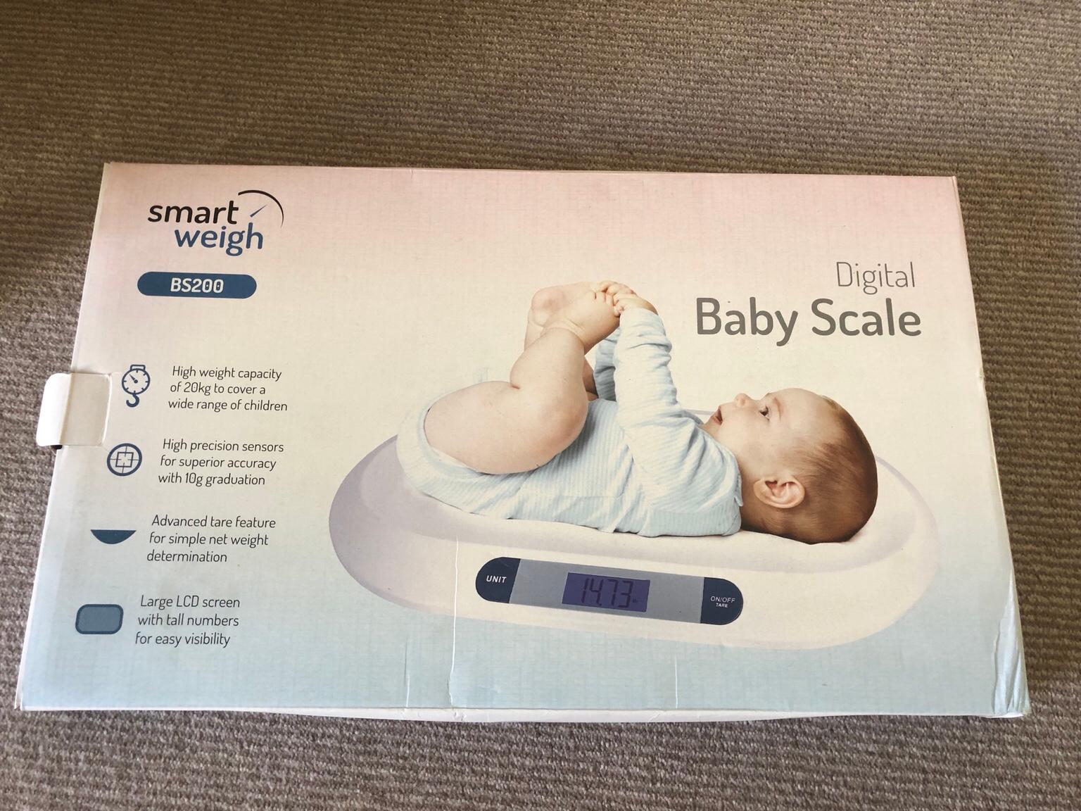 Smart Electronic Weigh Comfort Baby Scale LCD Display with 3 Weighing Modes 44 Pound//20kg