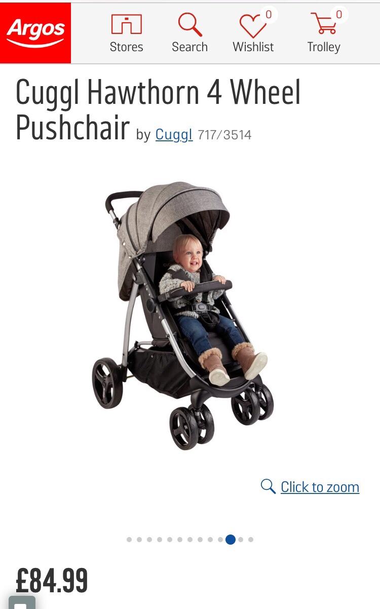 cuggl hawthorn 4 wheel pushchair review