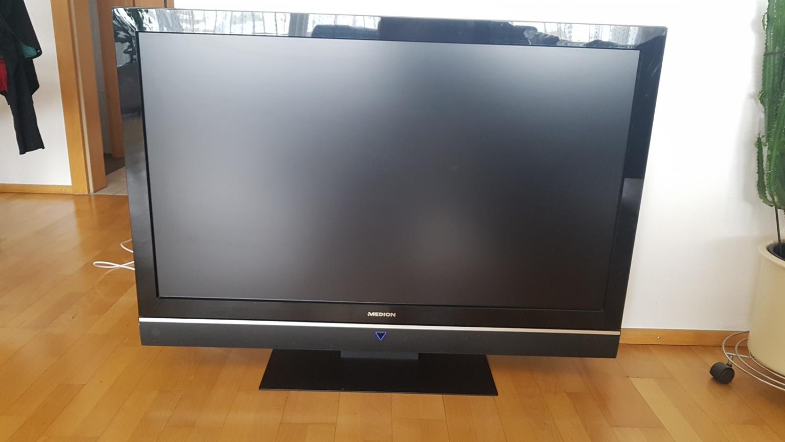 Wandhalterung mit Seilsystem für TV Monitor Fernseher Bildschirm bis 45 kg