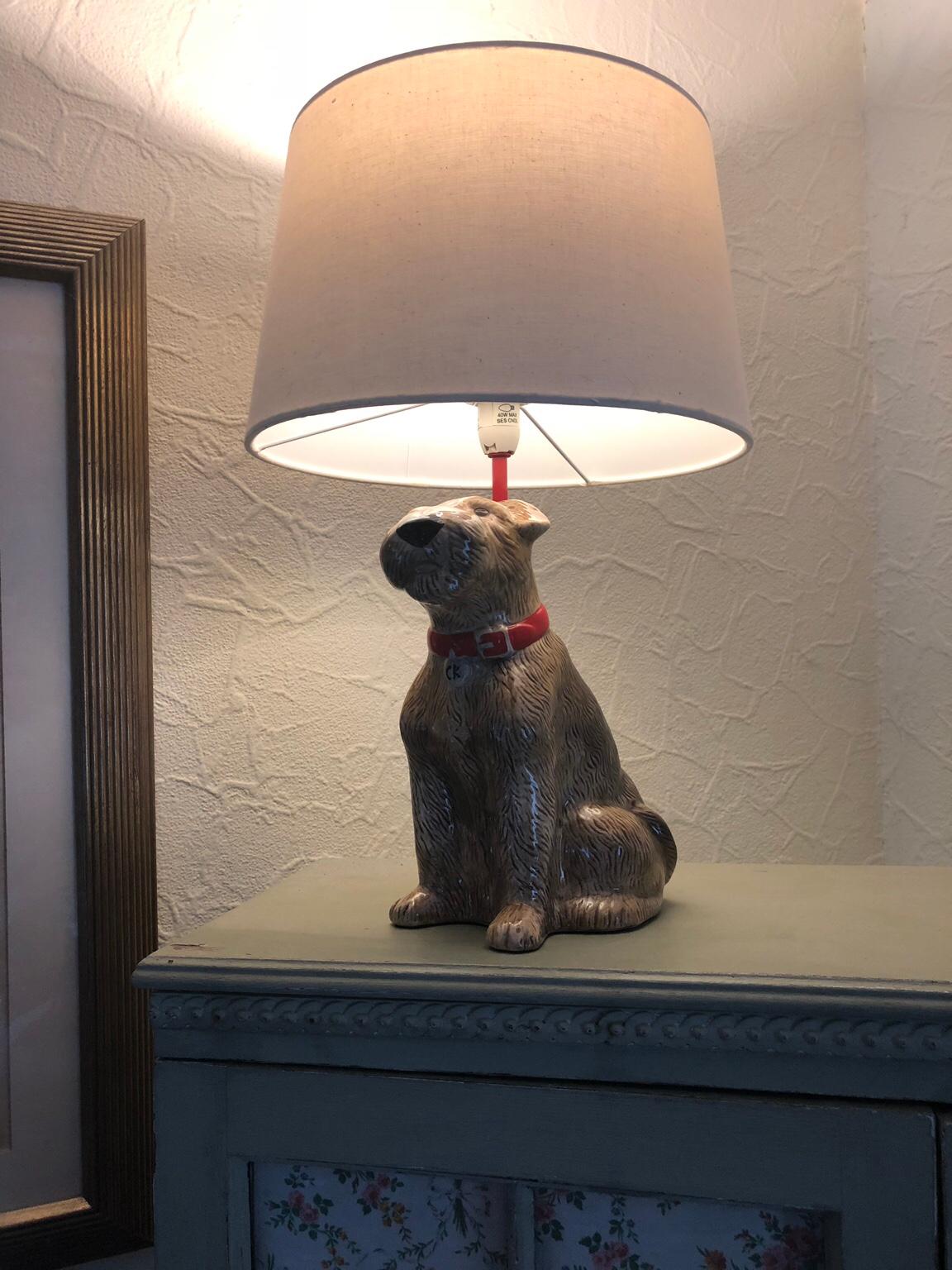 cath kidston dog lamp