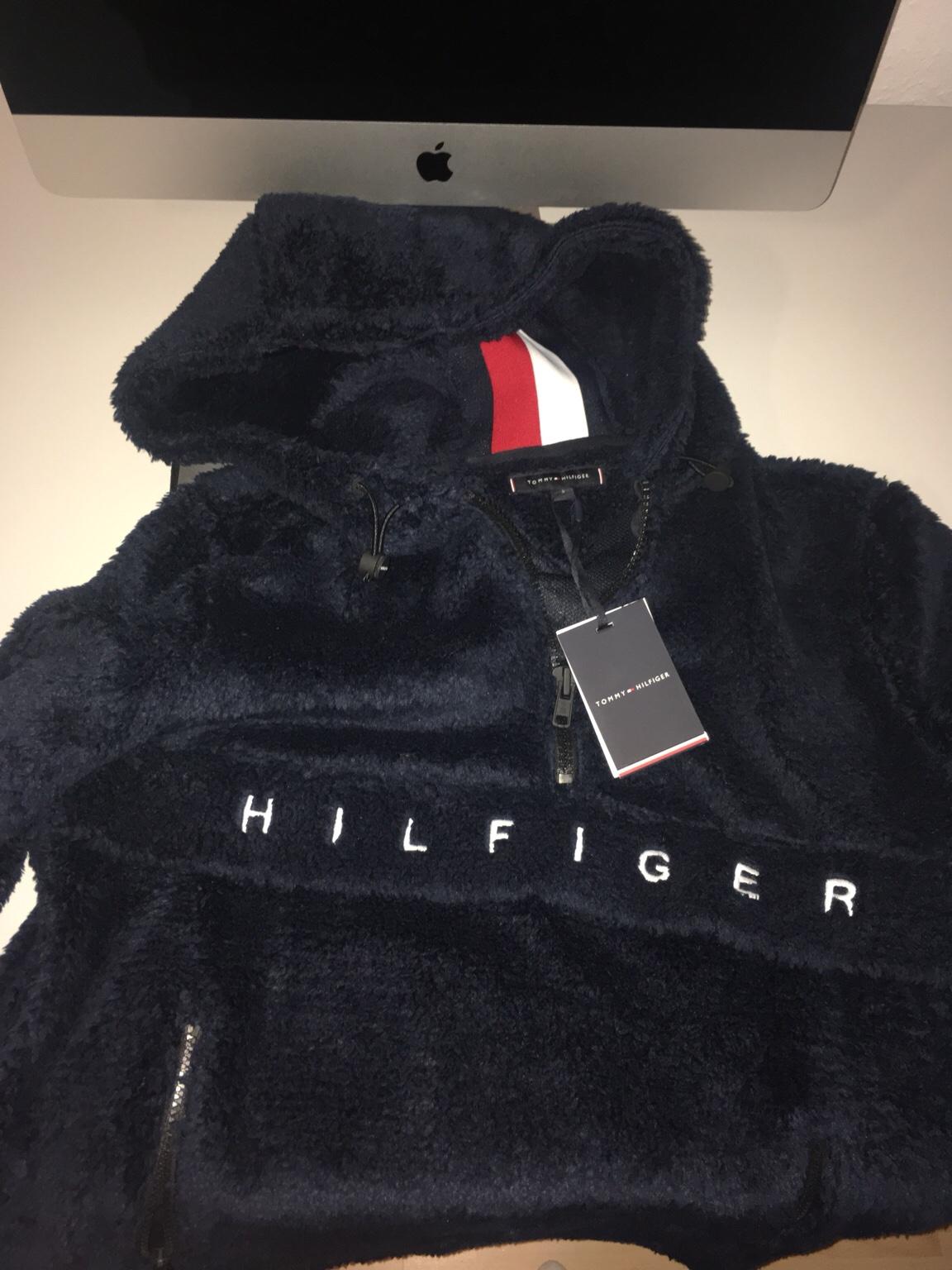 oversized teddy half zip hoodie