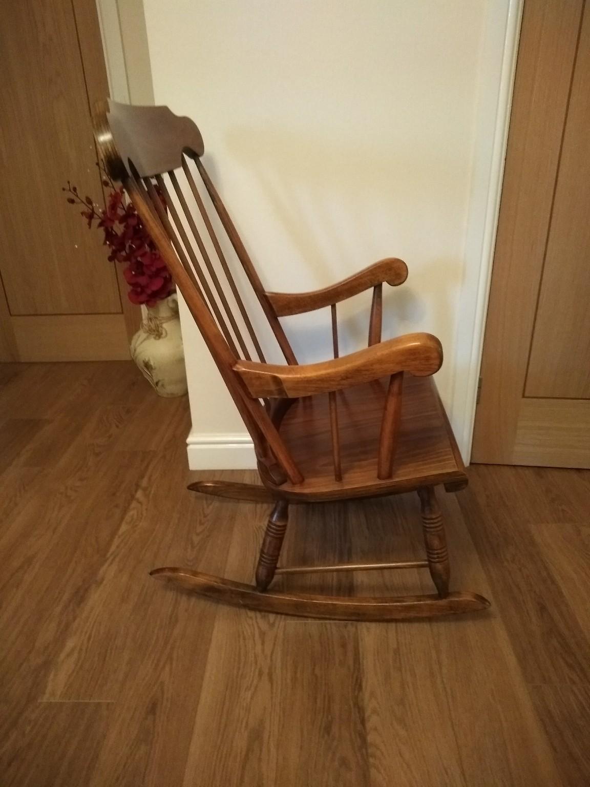 WOODEN ROCKING CHAIR in DY8 Dudley for £42.50 for sale ...