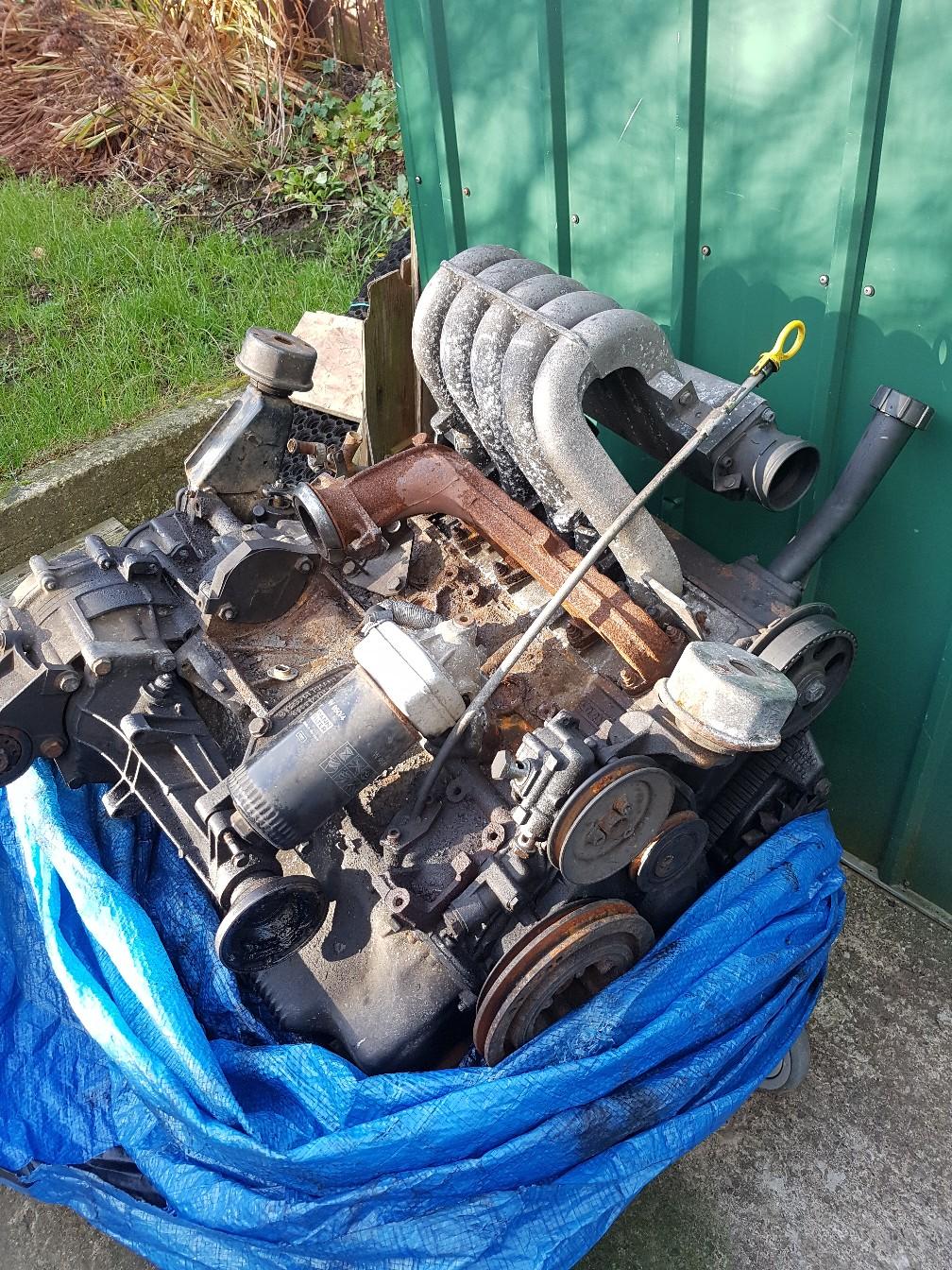 Vw t4 2.4 engine and gearbox in DL5 for £350.00 for sale