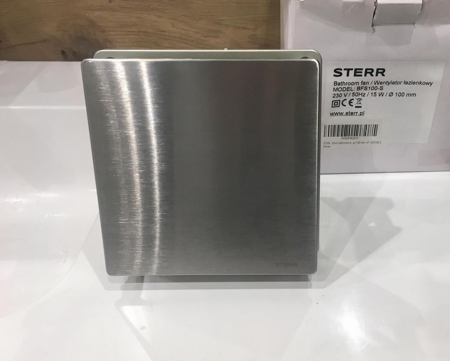 Aspiratore argento per bagno BFS100-S STERR