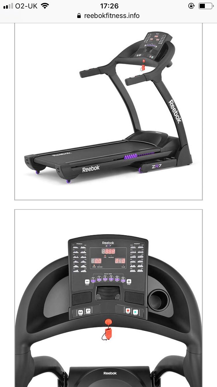 reebok or roger black treadmill