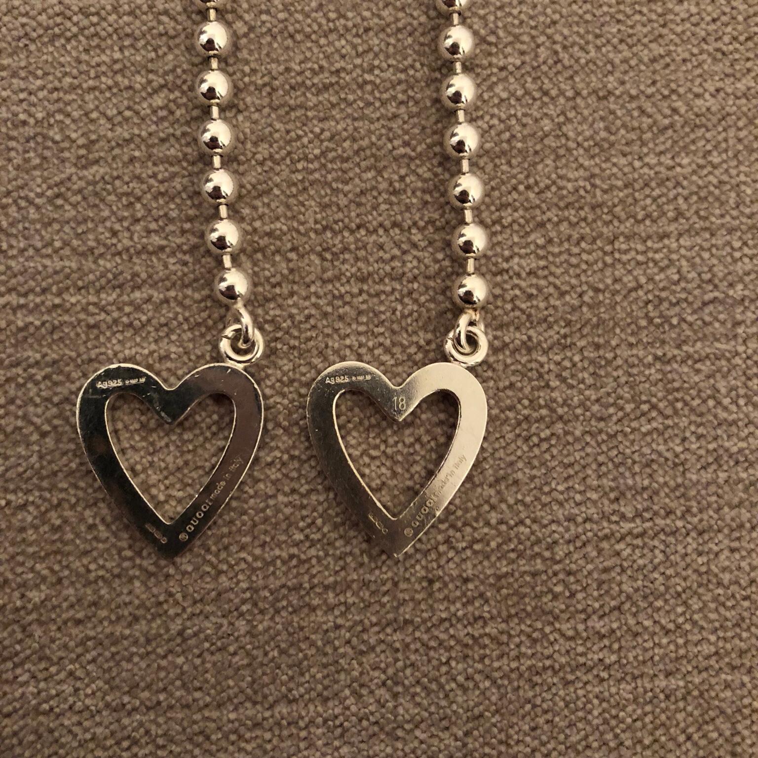 gucci toggle heart necklace