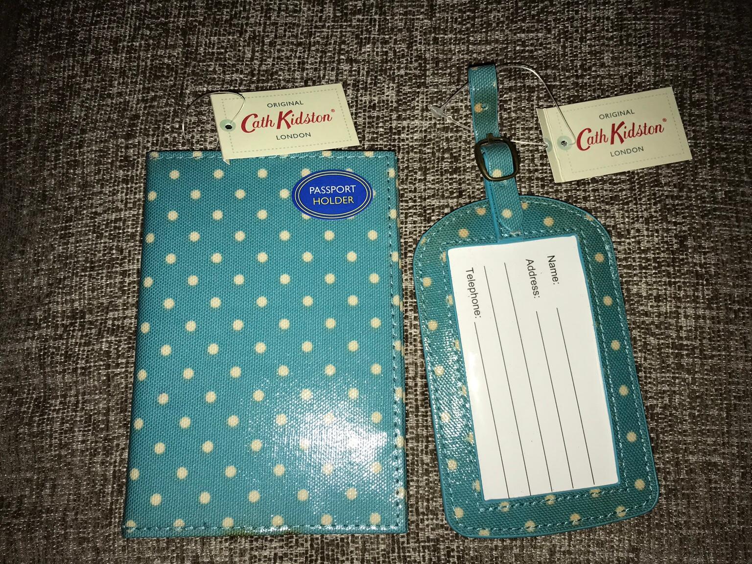 cath kidston passport holder and luggage tag