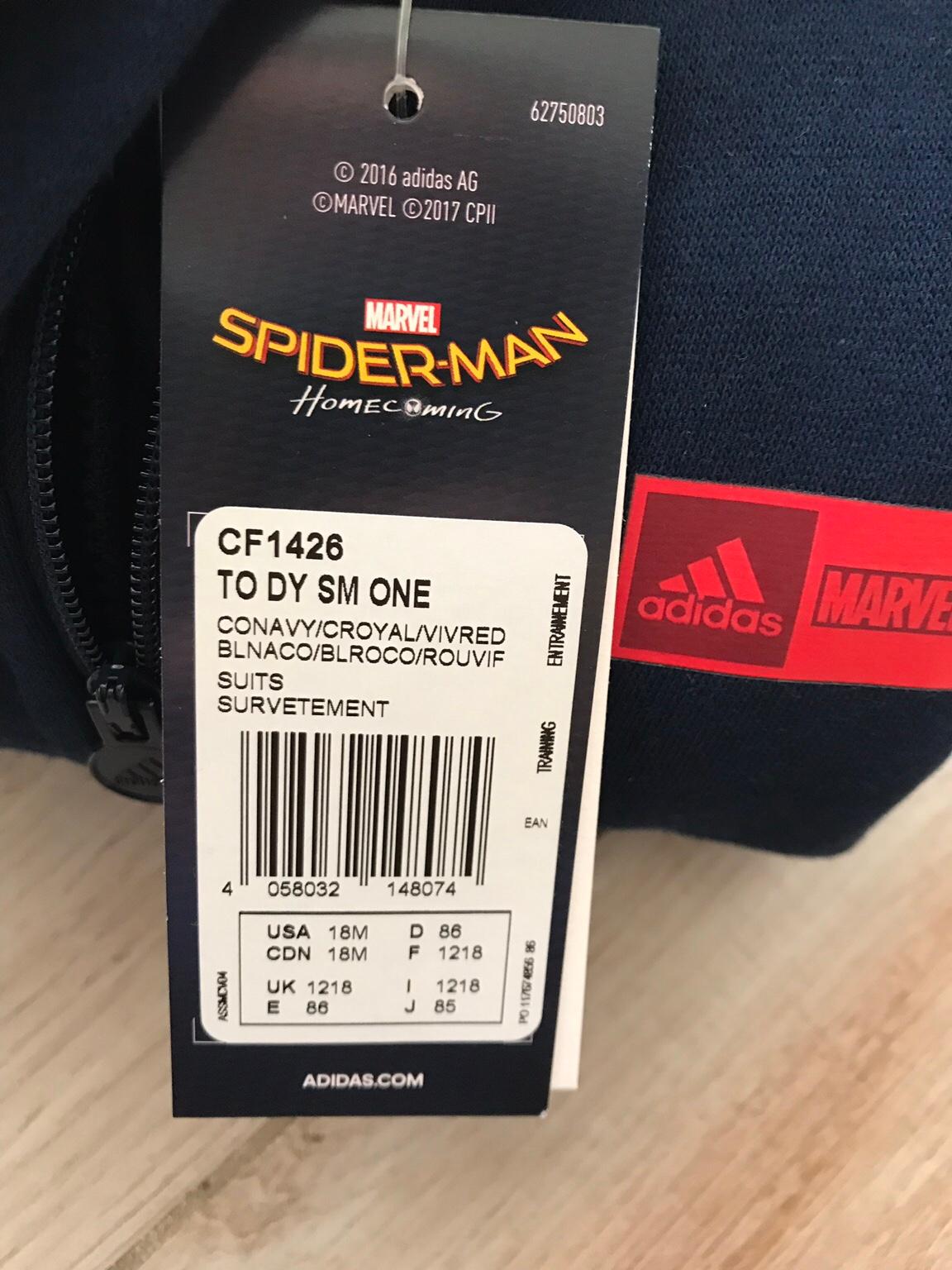 tuta spiderman adidas