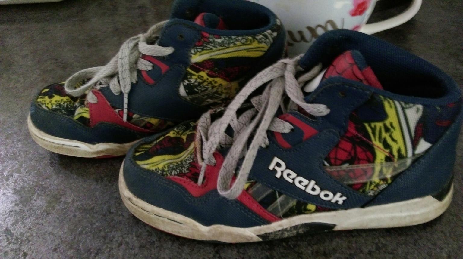 Reebok Spiderman shoes size 11 in NG17 