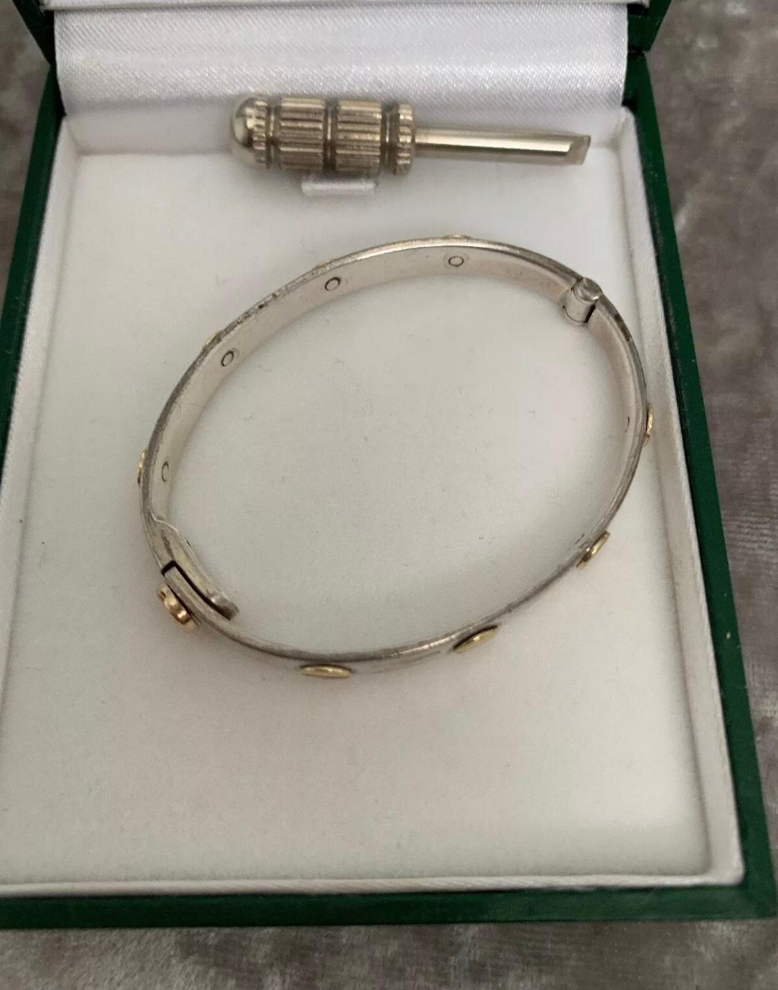 baby cartier style bangle