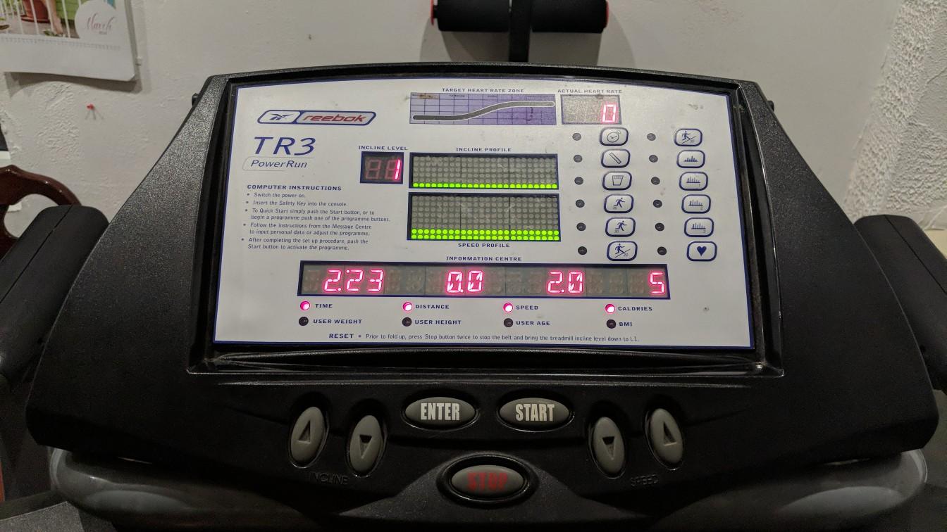 reebok tr3 treadmill review