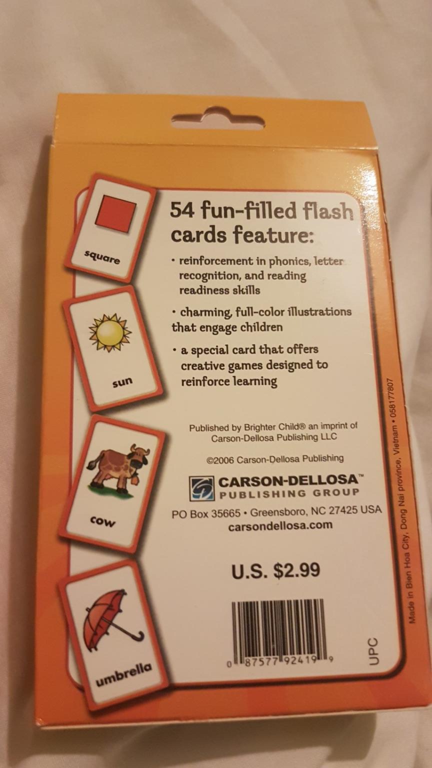 Cards Phonics Brighter Child Flash Cards 15 Mar 2006 Kids Education Learning 