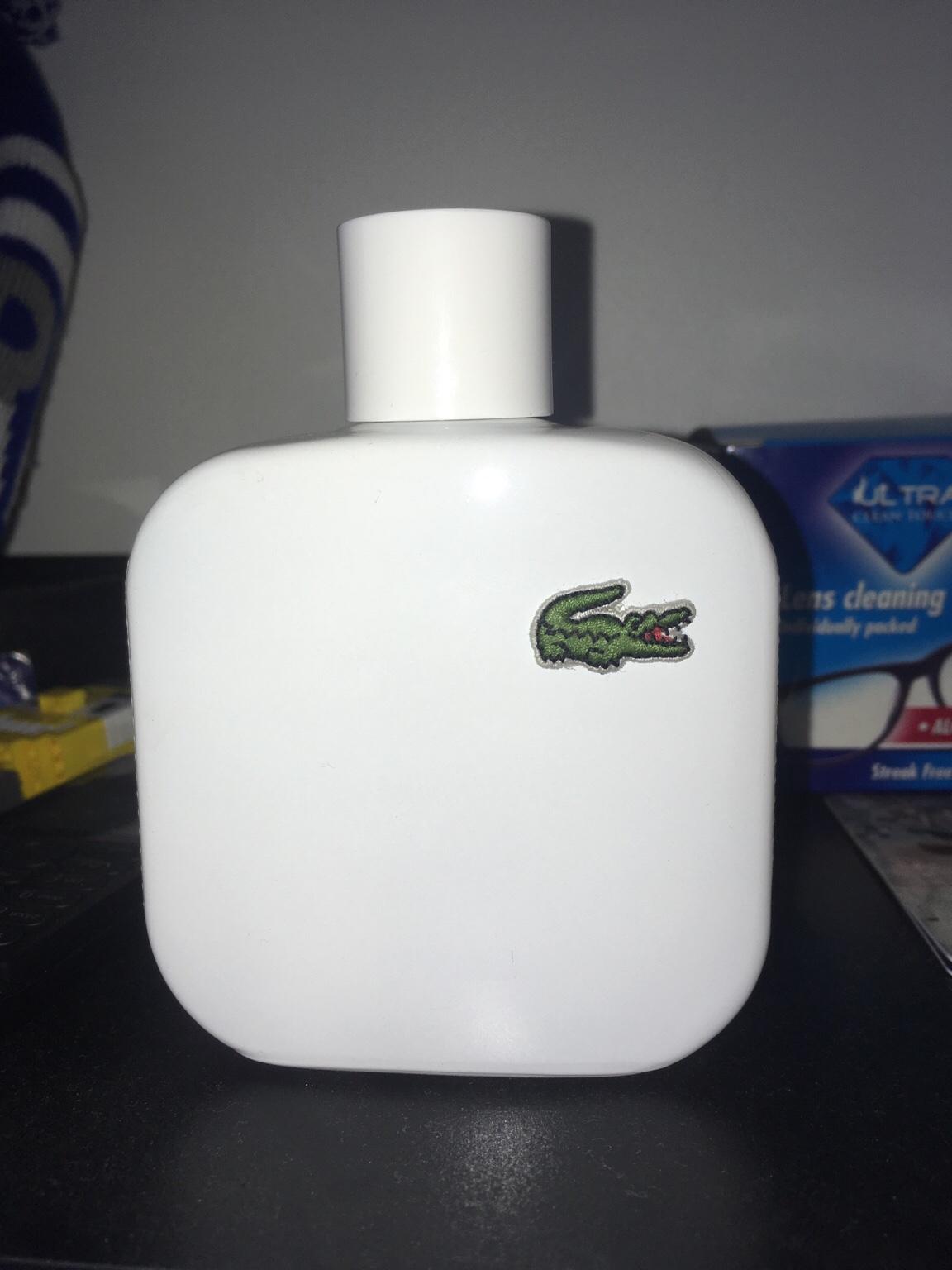 lacoste aftershave white bottle