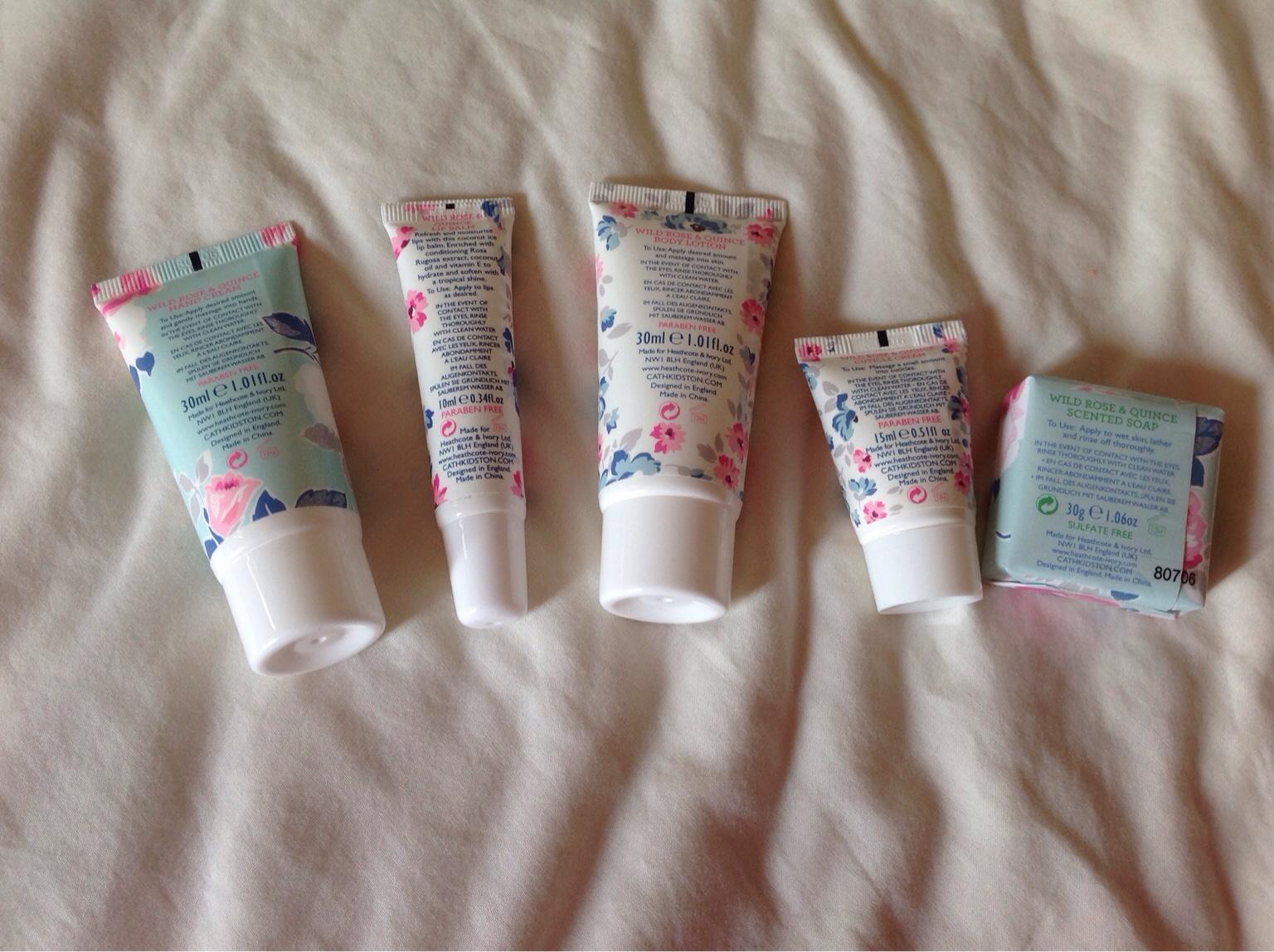 cath kidston wild rose and quince hand cream