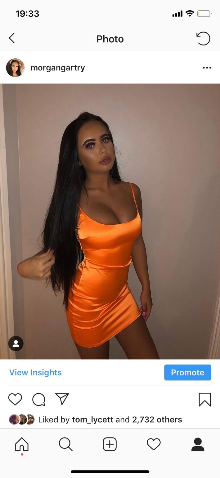 oh polly orange satin dress