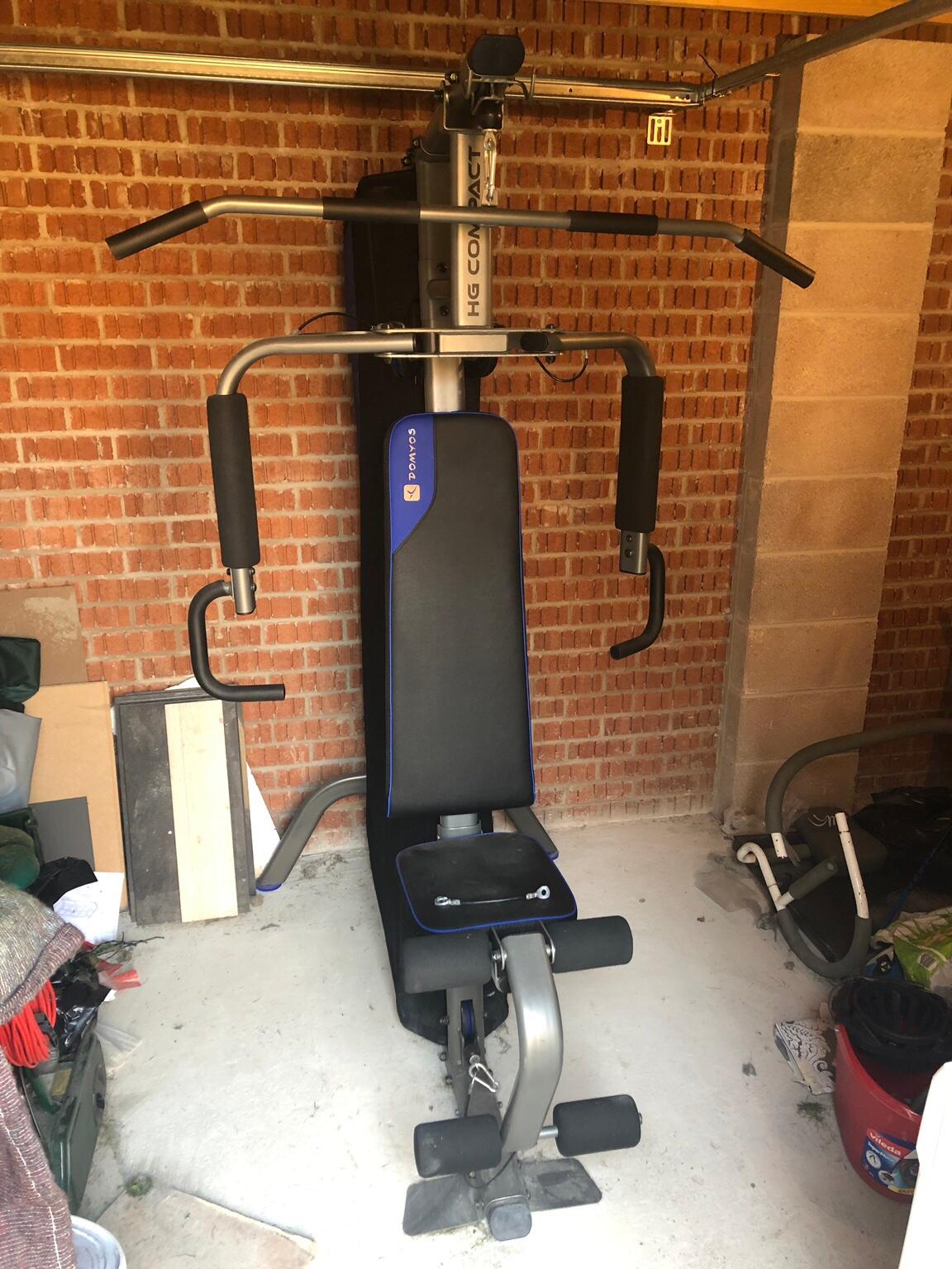 domyos compact weight training home gym