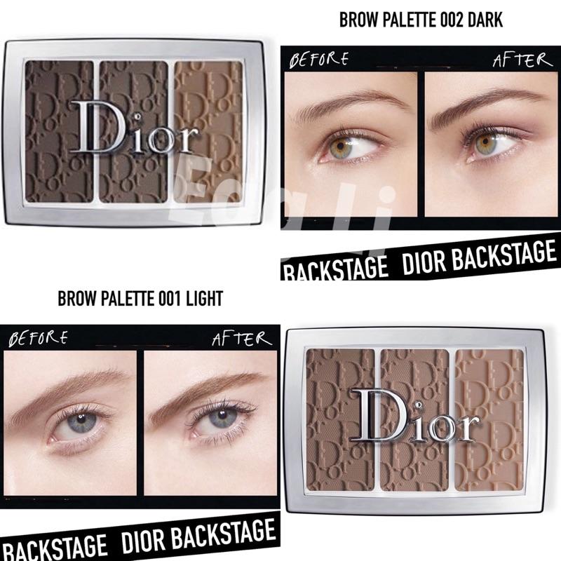dior backstage eyebrow palette
